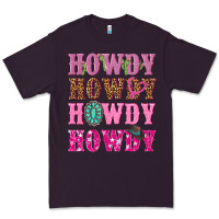 Plum pink howdy howdy howdy Premium Tee - NancyCooperArtShop