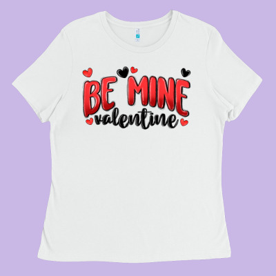 Be Mine Valentine Ladies Tee Designed By Maliassmallbusiness