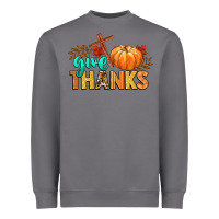 Storm give thanks Heavyweight Sweatshirt - CowGirlArtShop