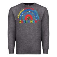 Charcoal Heather often stressed a bit of a mess totally blessed aut Premium Sweatshirt - CowhideDigitalArt