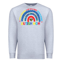 Heather Grey often stressed a bit of a mess totally blessed aut Premium Sweatshirt - CowhideDigitalArt