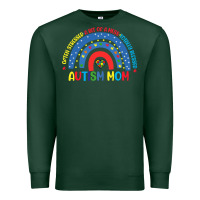 Sports Green often stressed a bit of a mess totally blessed aut Premium Sweatshirt - CowhideDigitalArt