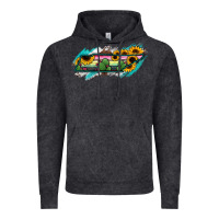 Vintage Black Tennessee Map Sunflower Cactus Serape Vintage Hoodie - RanaPortraitStore