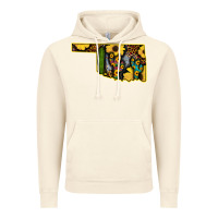 Vintage Artic Western Oklahoma Map Sunflower Pattern Vintage Hoodie - Bettercallsaul