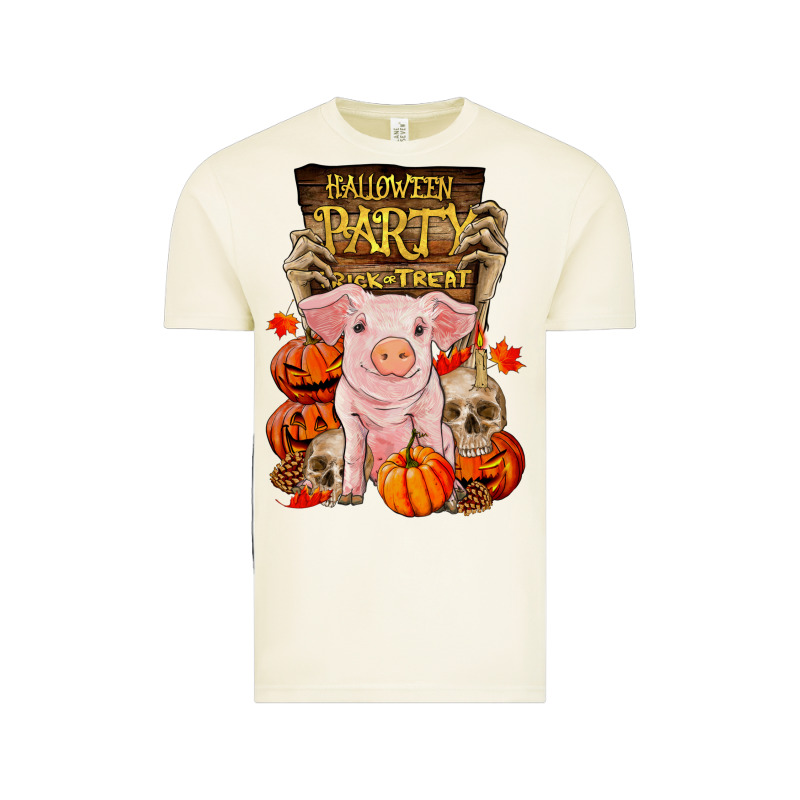 Halloween Party Pig Vintage Tee by RanaPortraitStore | Teevron