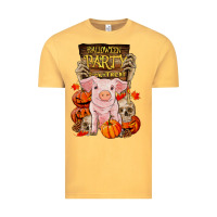 Vintage Mustard halloween party pig Vintage Tee - RanaPortraitStore