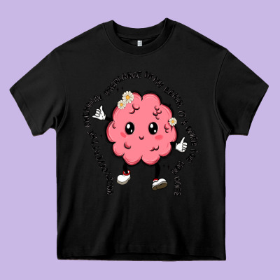 Brain Heavy Core Tee Designed By Maliassmallbusiness