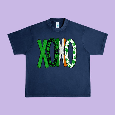 St. Patrick's Day Xoxo Urban Heavy Tee Designed By Bettercallsaul