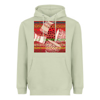 Matcha african drum colorful seamless pattern Heavyweight Hoodie - BundleAndBundleShop