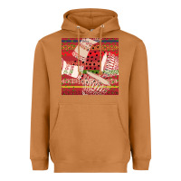 Meerkat african drum colorful seamless pattern Heavyweight Hoodie - BundleAndBundleShop