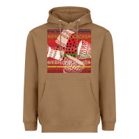 Toasted Coconut african drum colorful seamless pattern Heavyweight Hoodie - BundleAndBundleShop