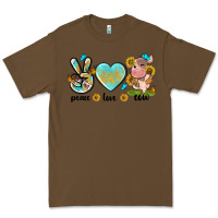 Cacao peace love cute cow Premium Tee - NancyCooperArtShop