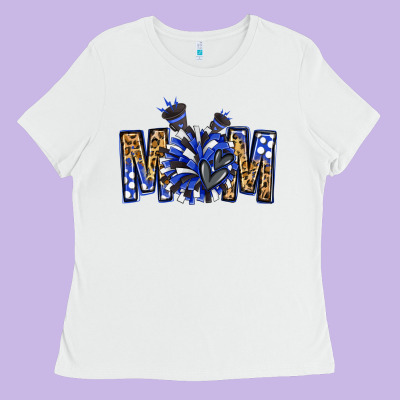 Cheer Mom Ladies Tee Designed By Nancycooperartshop
