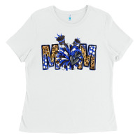 White cheer mom Ladies Tee - NancyCooperArtShop
