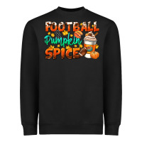 Black football pumpkin spice Heavyweight Sweatshirt - CowGirlArtShop
