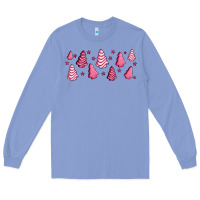 Colony Blue pink christmas cakes Long Sleeve Tee - Jasminsmagicworld