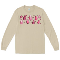 Mushroom pink christmas cakes Long Sleeve Tee - Jasminsmagicworld