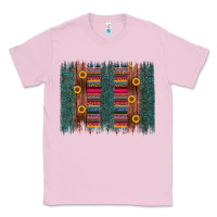 Bubblegum Pink sunflower serape brush stroke Classic Tee - Artiststas