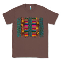 Chestnut sunflower serape brush stroke Classic Tee - Artiststas