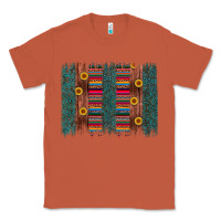 Copper sunflower serape brush stroke Classic Tee - Artiststas