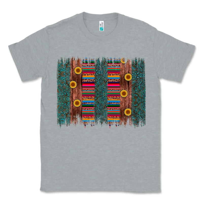 Sunflower Serape Brush Stroke Classic Tee by Artiststas | Teevron