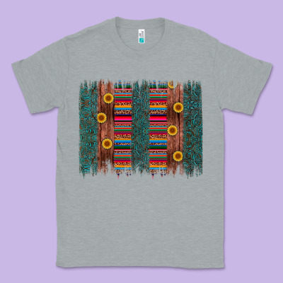 Sunflower Serape Brush Stroke Classic Tee Designed By Artiststas
