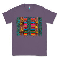 Lavender sunflower serape brush stroke Classic Tee - Artiststas