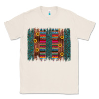 Natural sunflower serape brush stroke Classic Tee - Artiststas