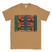 Toasted Coconut sunflower serape brush stroke Classic Tee - Artiststas