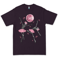 Plum skeleton ballerina Premium Tee - MaliasSmallBusiness