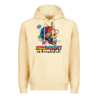 Pina Colada Neurodiversity is beautiful Premium Hoodie - FaDigitalArtStudio