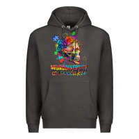 Smoke Neurodiversity is beautiful Premium Hoodie - FaDigitalArtStudio