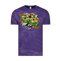Cloud Purple Guerrero Map Vintage Tee - RanaPortraitStore