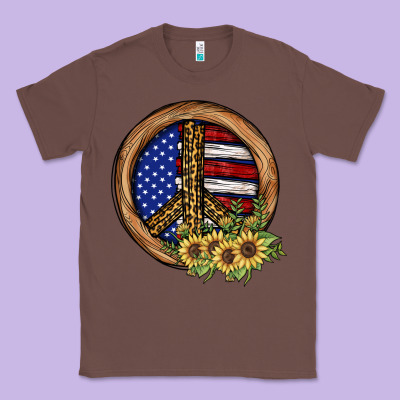 Peace Sign Classic Tee Designed By Jahusdesignshop