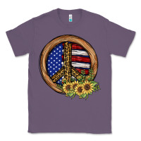 Lavender Peace Sign Classic Tee - JahusDesignShop