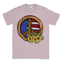 Lilac Peace Sign Classic Tee - JahusDesignShop