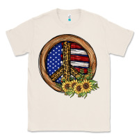 Natural Peace Sign Classic Tee - JahusDesignShop