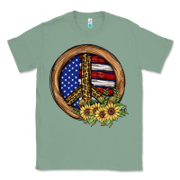 Sage Peace Sign Classic Tee - JahusDesignShop
