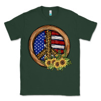 Sports Green Peace Sign Classic Tee - JahusDesignShop