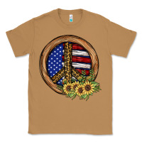 Toasted Coconut Peace Sign Classic Tee - JahusDesignShop
