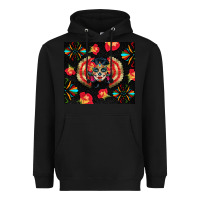 Black sugar skull tumbler Heavyweight Hoodie - BundleAndBundleShop