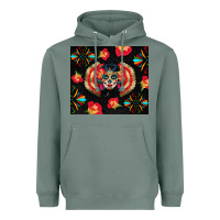 Sage sugar skull tumbler Heavyweight Hoodie - BundleAndBundleShop