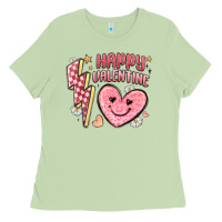 Matcha happy valentine heart Ladies Tee - MaliasSmallBusiness