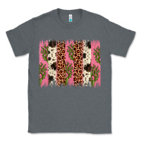 Charcoal Heather cactus leopard cowhide brush stroke Classic Tee - Artiststas