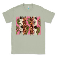 Matcha cactus leopard cowhide brush stroke Classic Tee - Artiststas