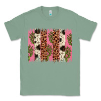 Sage cactus leopard cowhide brush stroke Classic Tee - Artiststas