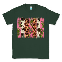 Sports Green cactus leopard cowhide brush stroke Classic Tee - Artiststas