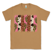Toasted Coconut cactus leopard cowhide brush stroke Classic Tee - Artiststas