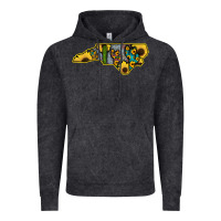 Vintage Black Western North Carolina Map Sunflower Vintage Hoodie - Bettercallsaul
