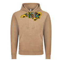 Vintage Coffee Western North Carolina Map Sunflower Vintage Hoodie - Bettercallsaul